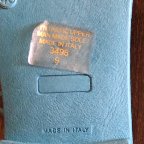 Ilaria Sartori Made In Italy Light Blue Strap Sandals Size 9, 40 - Picture 6 of 7